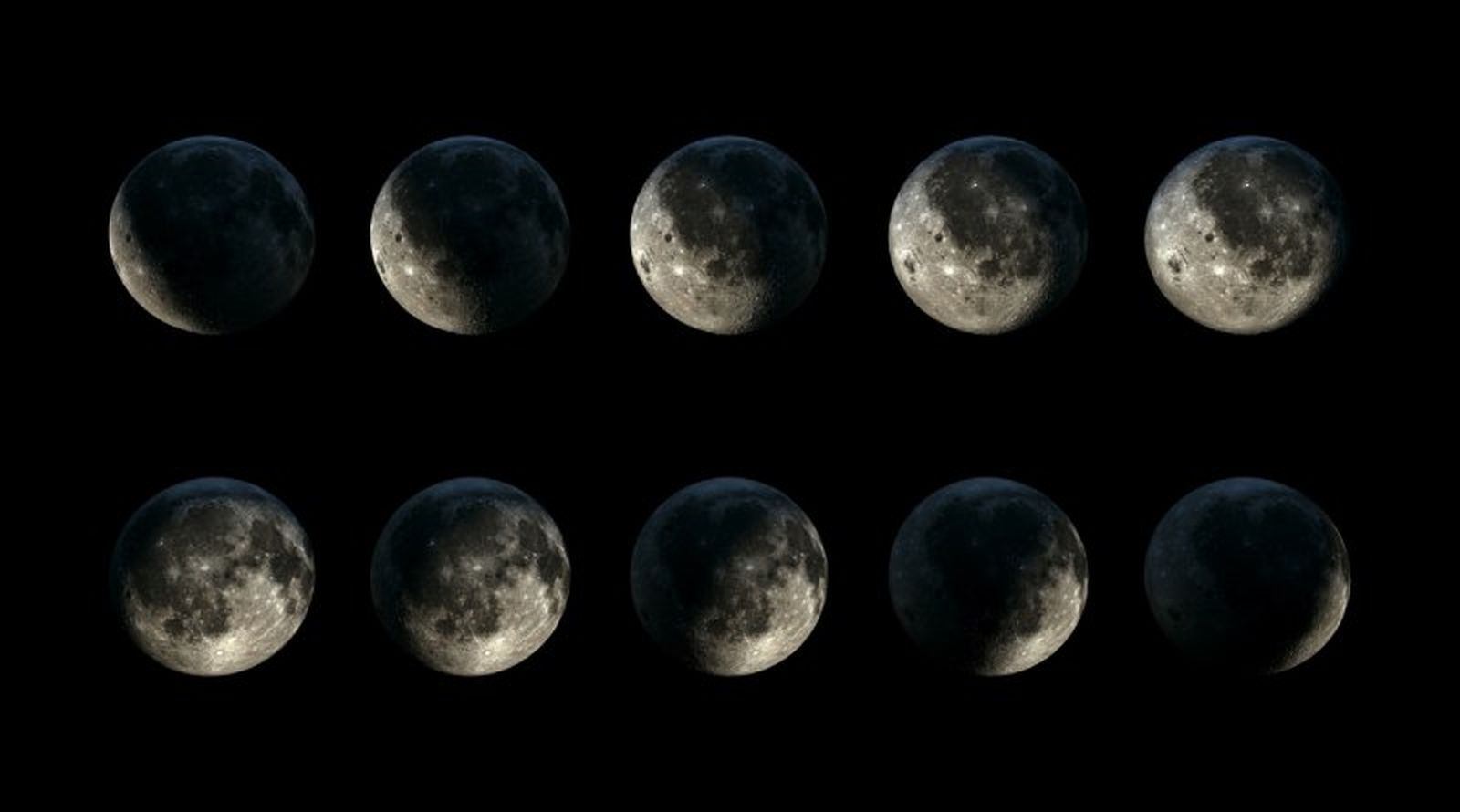 Fases lunares. Fases lunares.