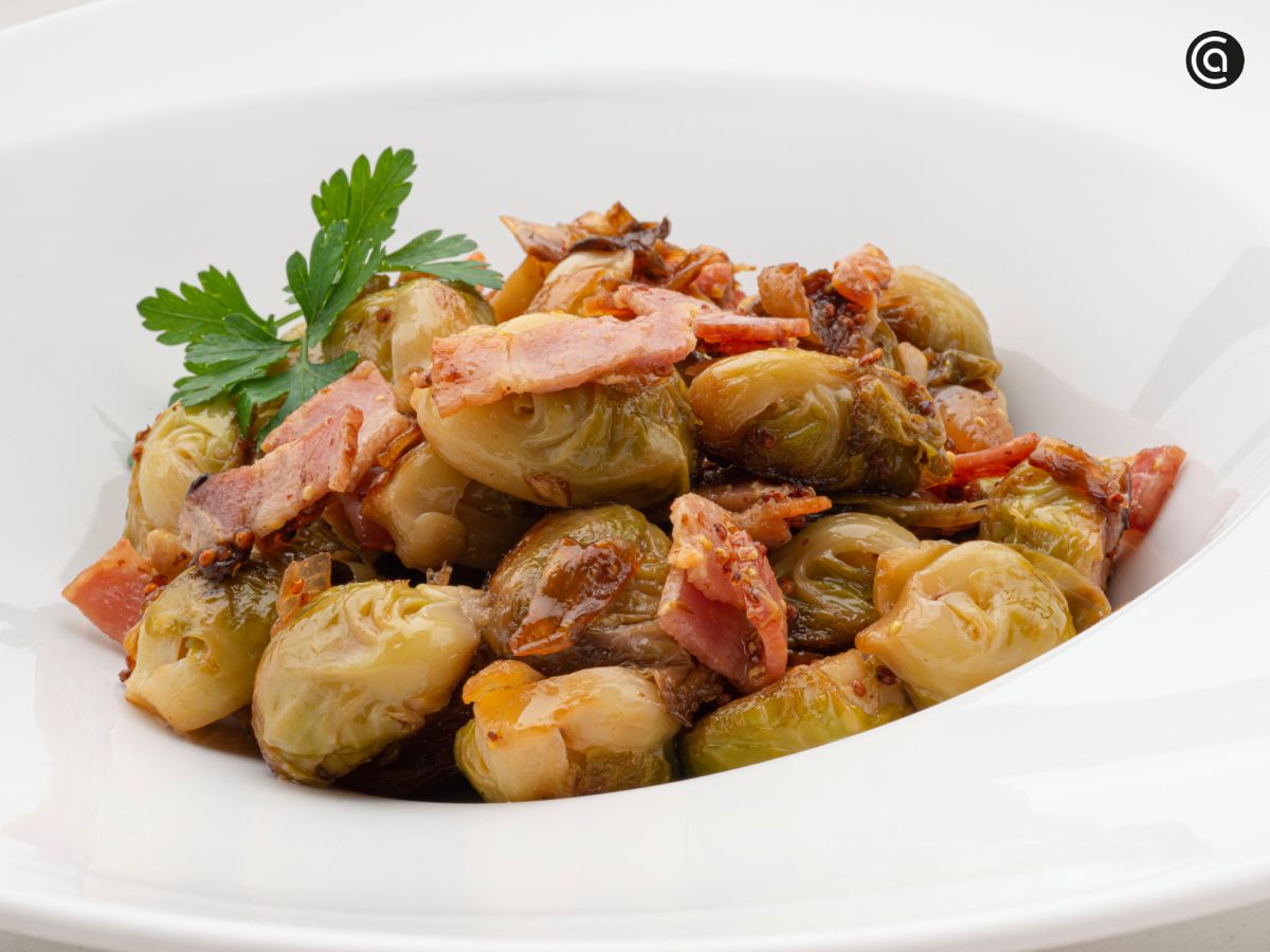 Un acompañamiento sabroso y lleno de contraste gracias al toque de mostaza.