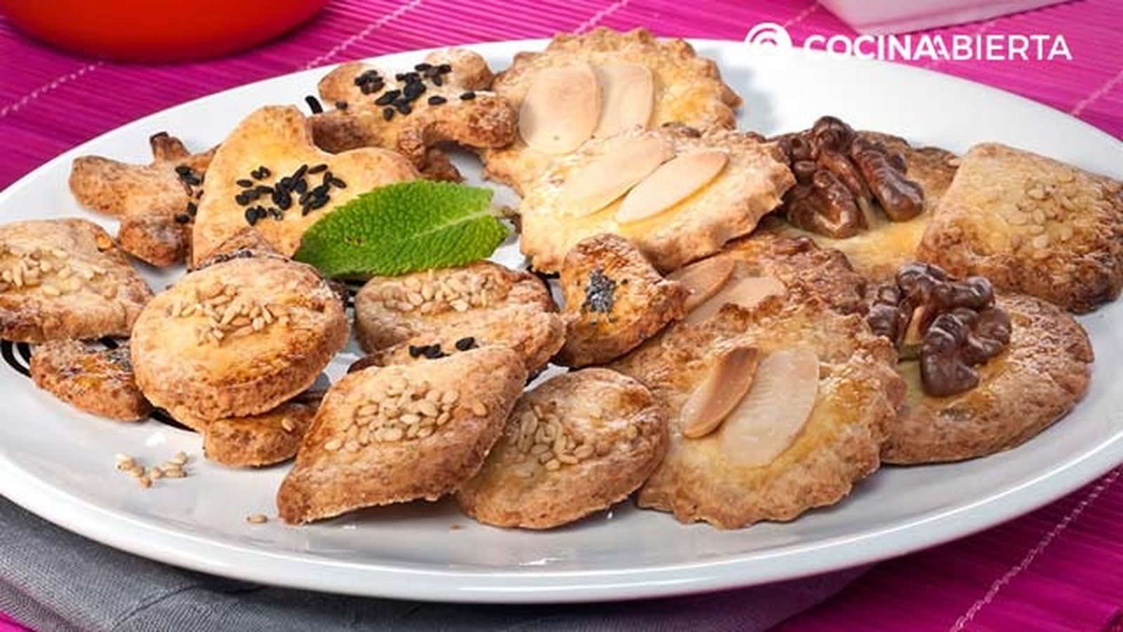 Galletas de nueces y almendras Galletas de nueces y almendras