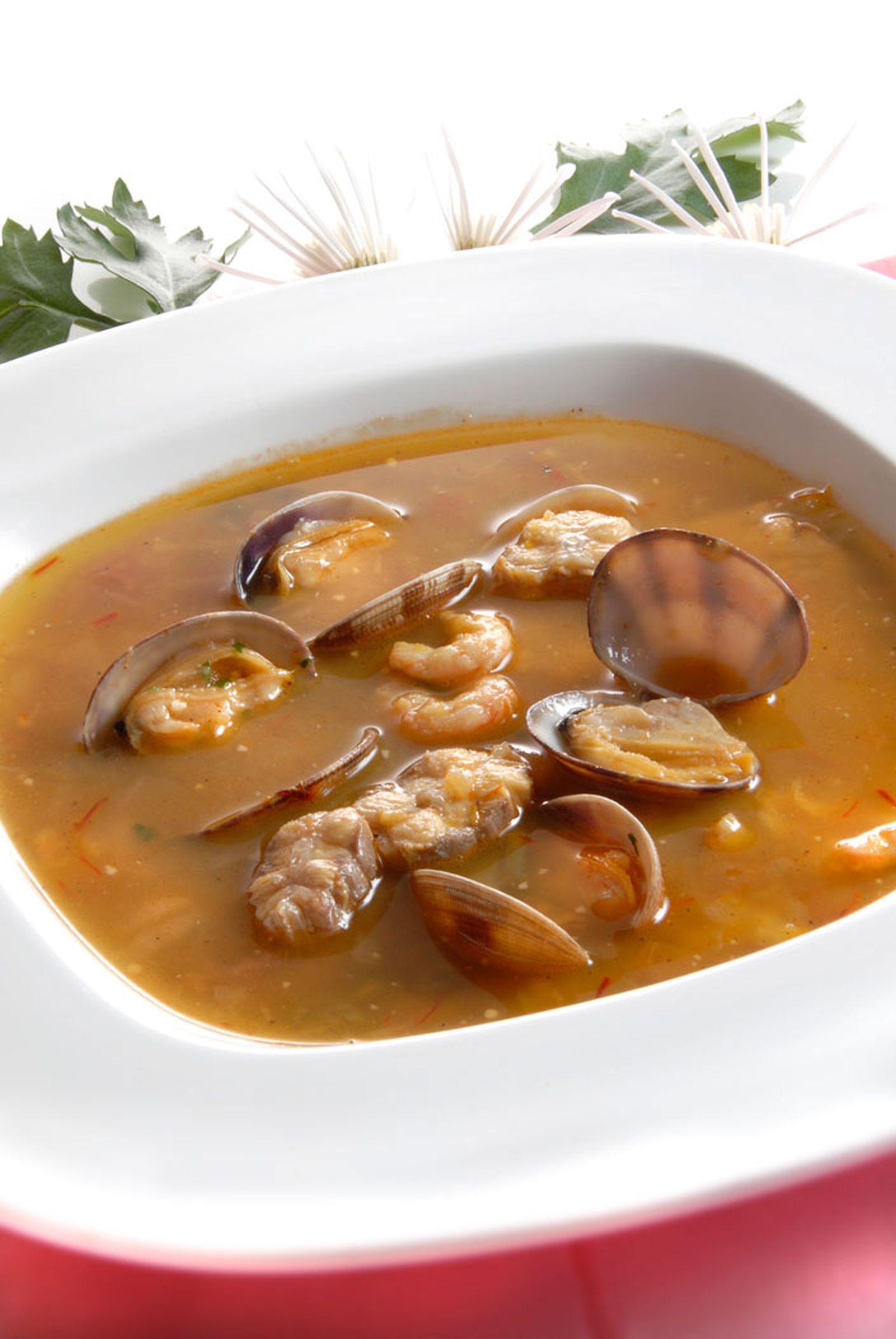 Caldo de pintarroja
