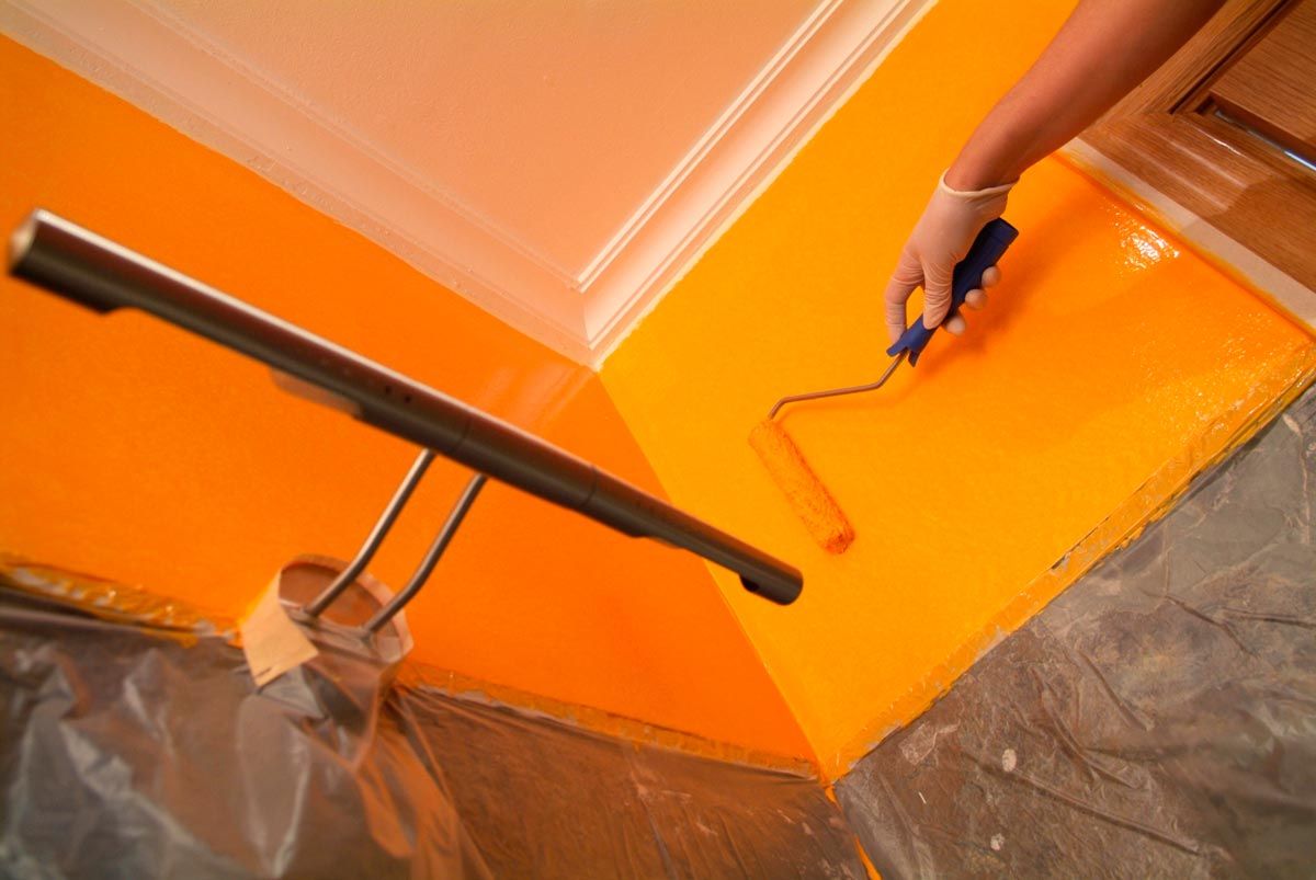 Pintar pared de baño paso 6