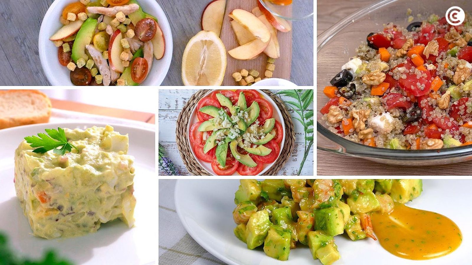 Ensaladas con aguacate