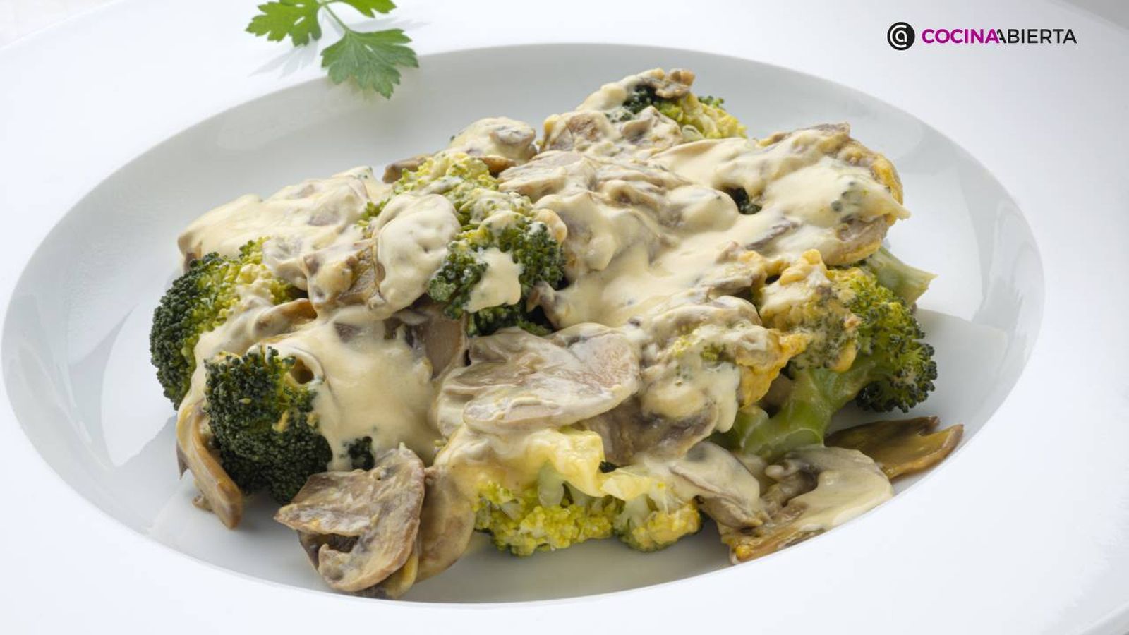 brocoli al vapor con salsa poulette receta