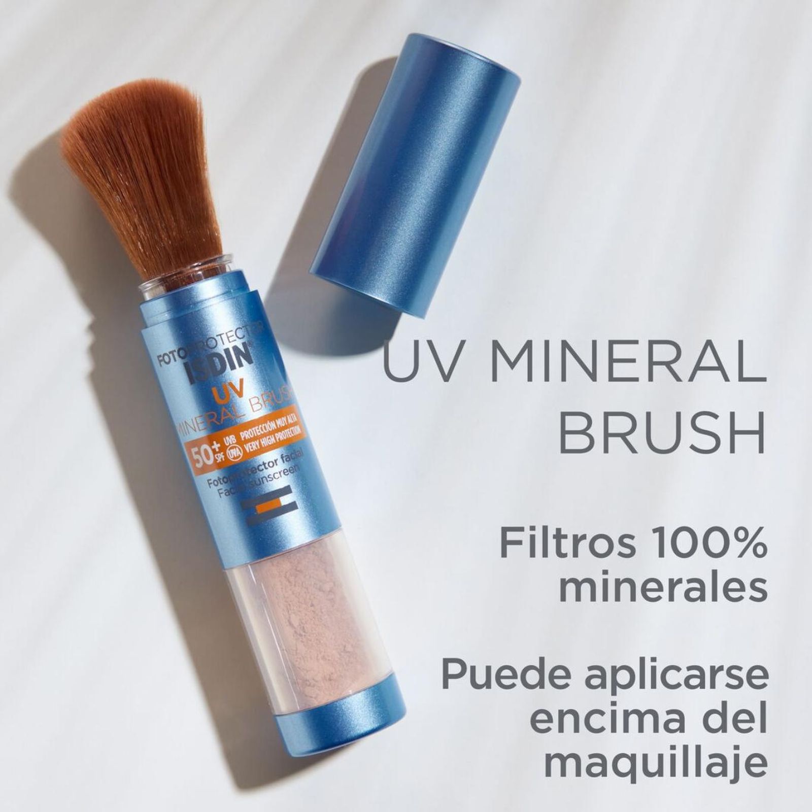 Fotoprotector ISDIN UV Mineral Brush SPF 50+. Fotoprotector ISDIN UV Mineral Brush SPF 50+.
