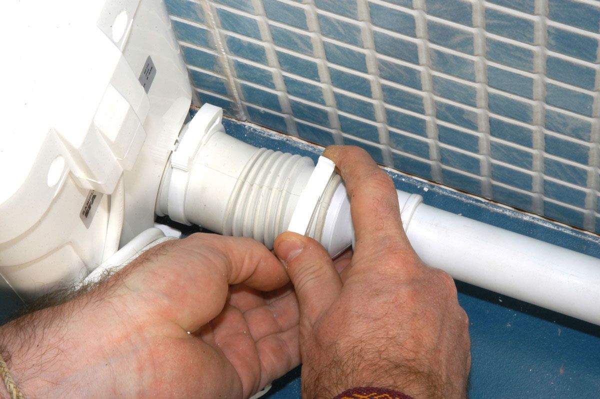 Como instalar un triturador sanitario paso 20