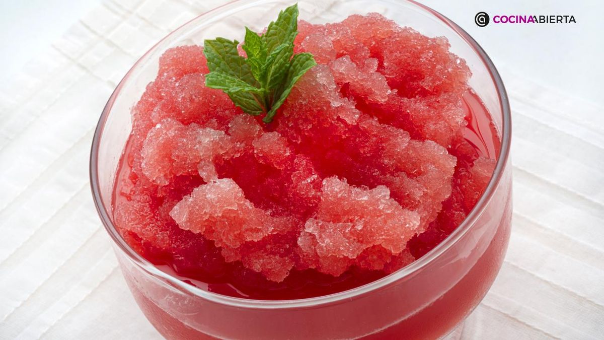 Granizado sandía, receta de Karlos Arguiñano