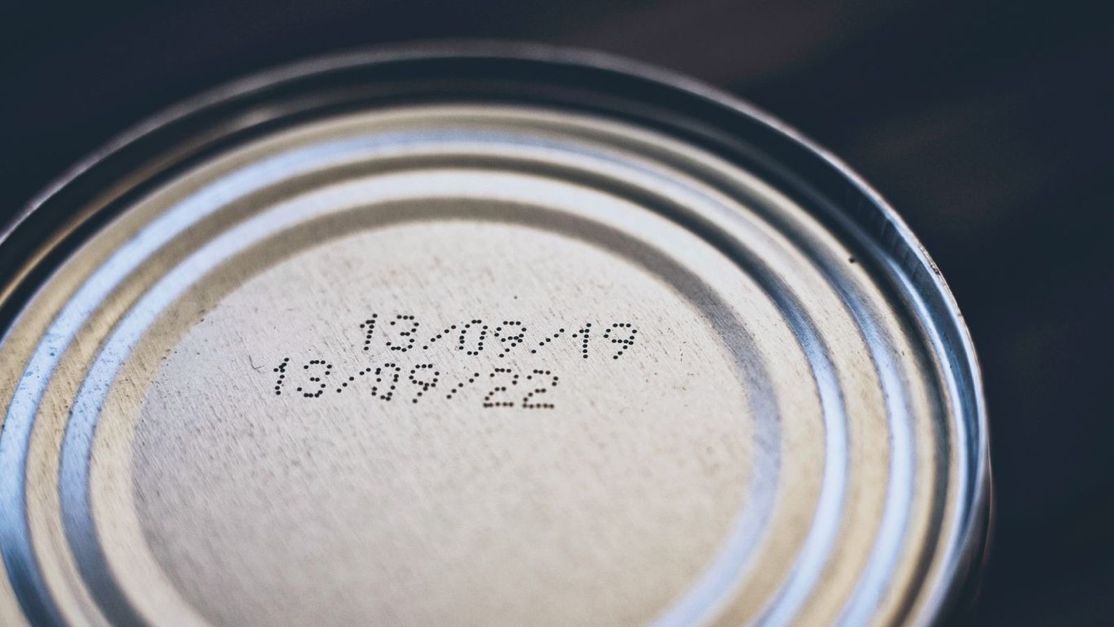 Fecha de caducidad en lata