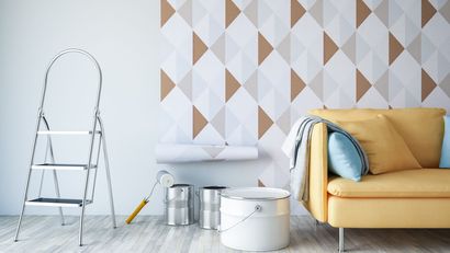 Decorar una pared vacía no tiene por qué implicar utilizar el taladro