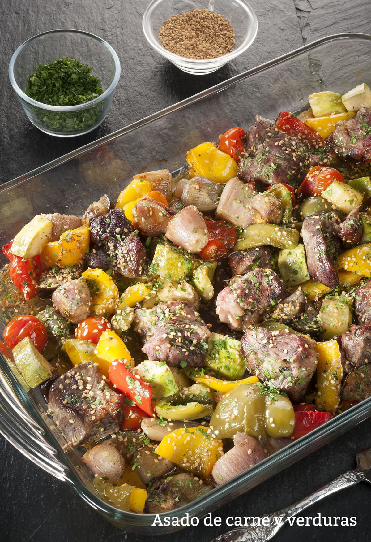 asado carne vertical