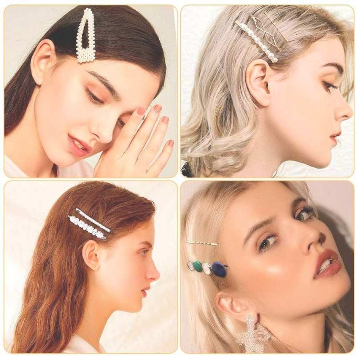 Diferentes accesorios para el pelo