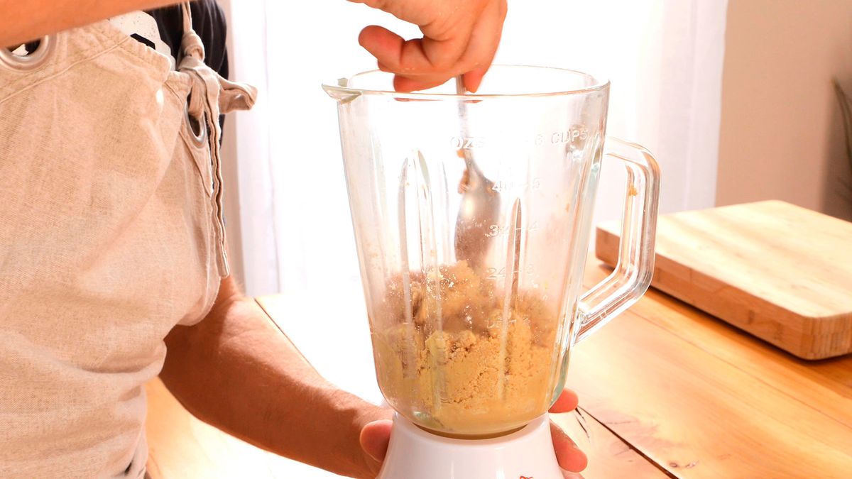 Crema de almendras   Paso 3