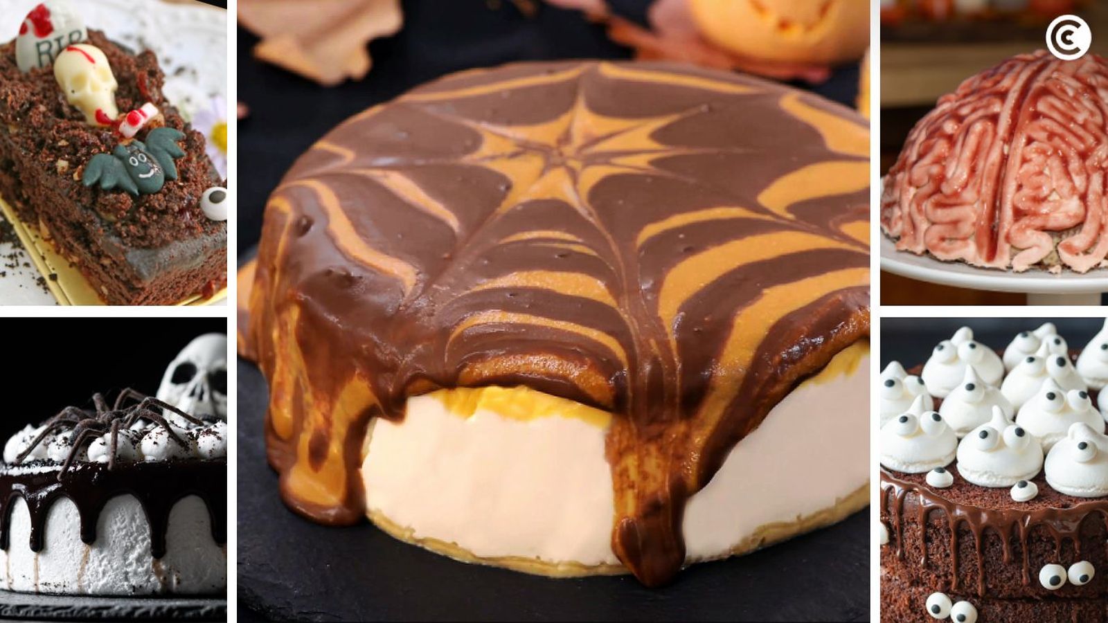 Tartas de Halloween originales