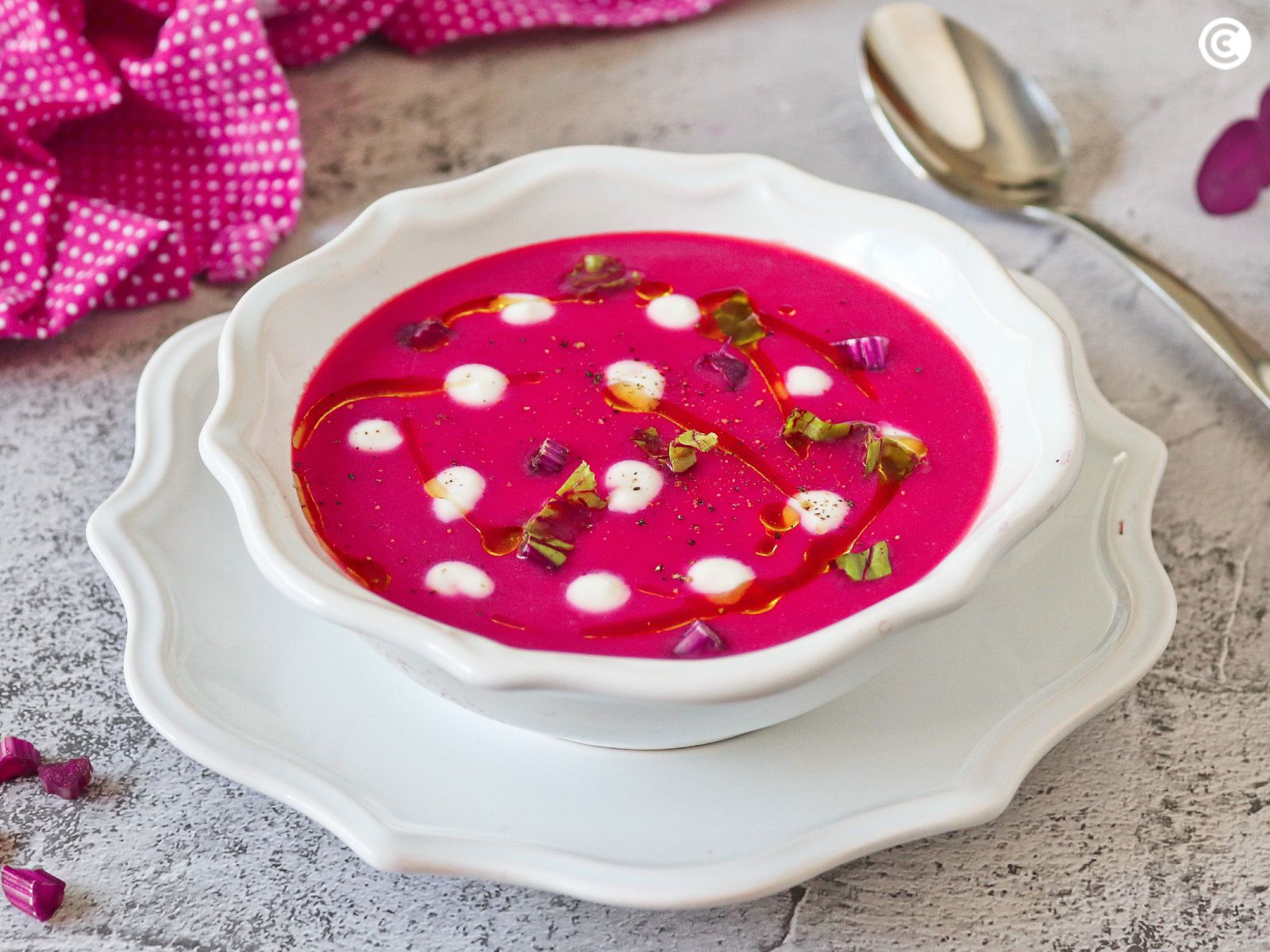 Receta de crema de remolacha