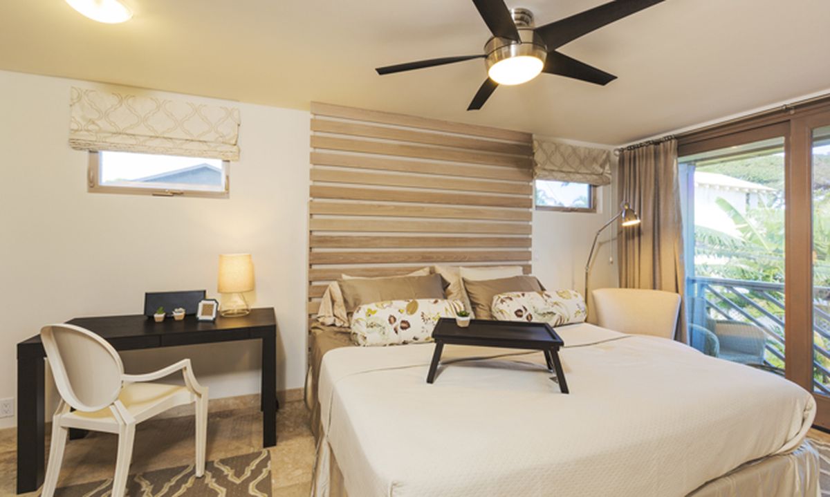 Dormitorios luminosos en colores tierra 4