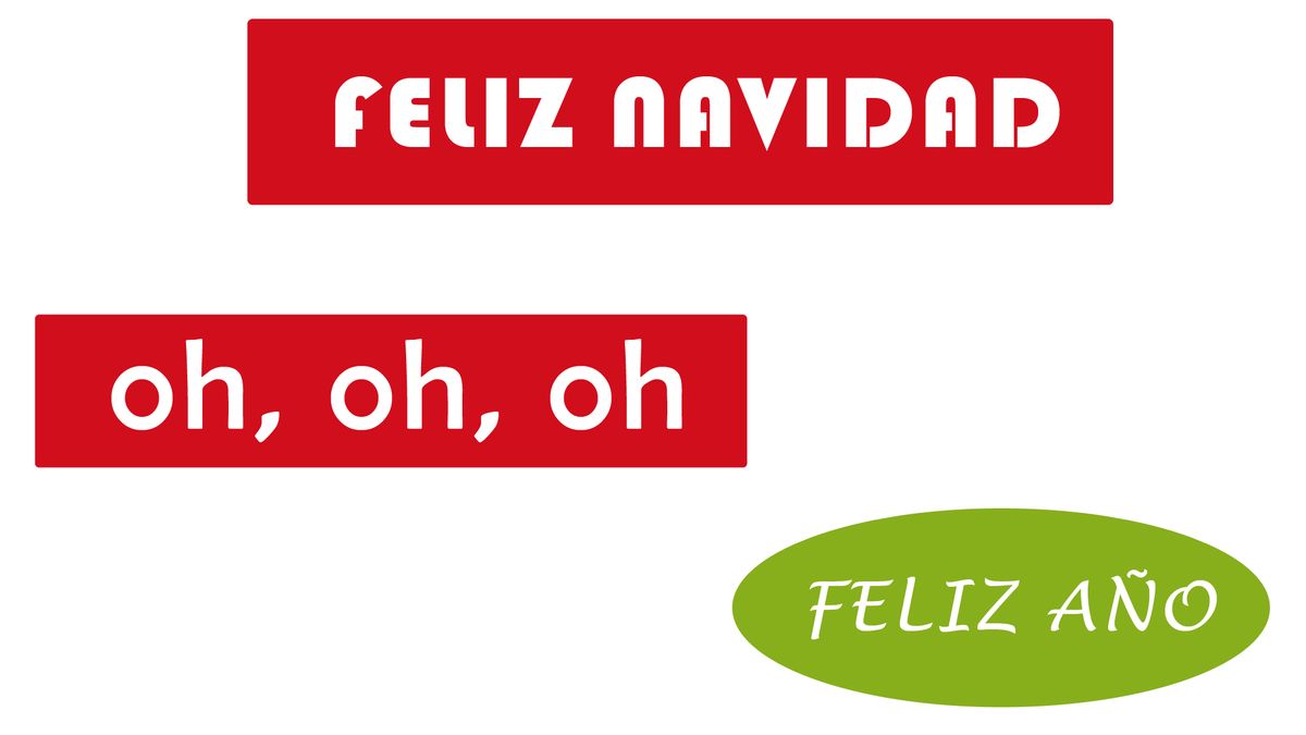 frases para el kit de photocall de navidad