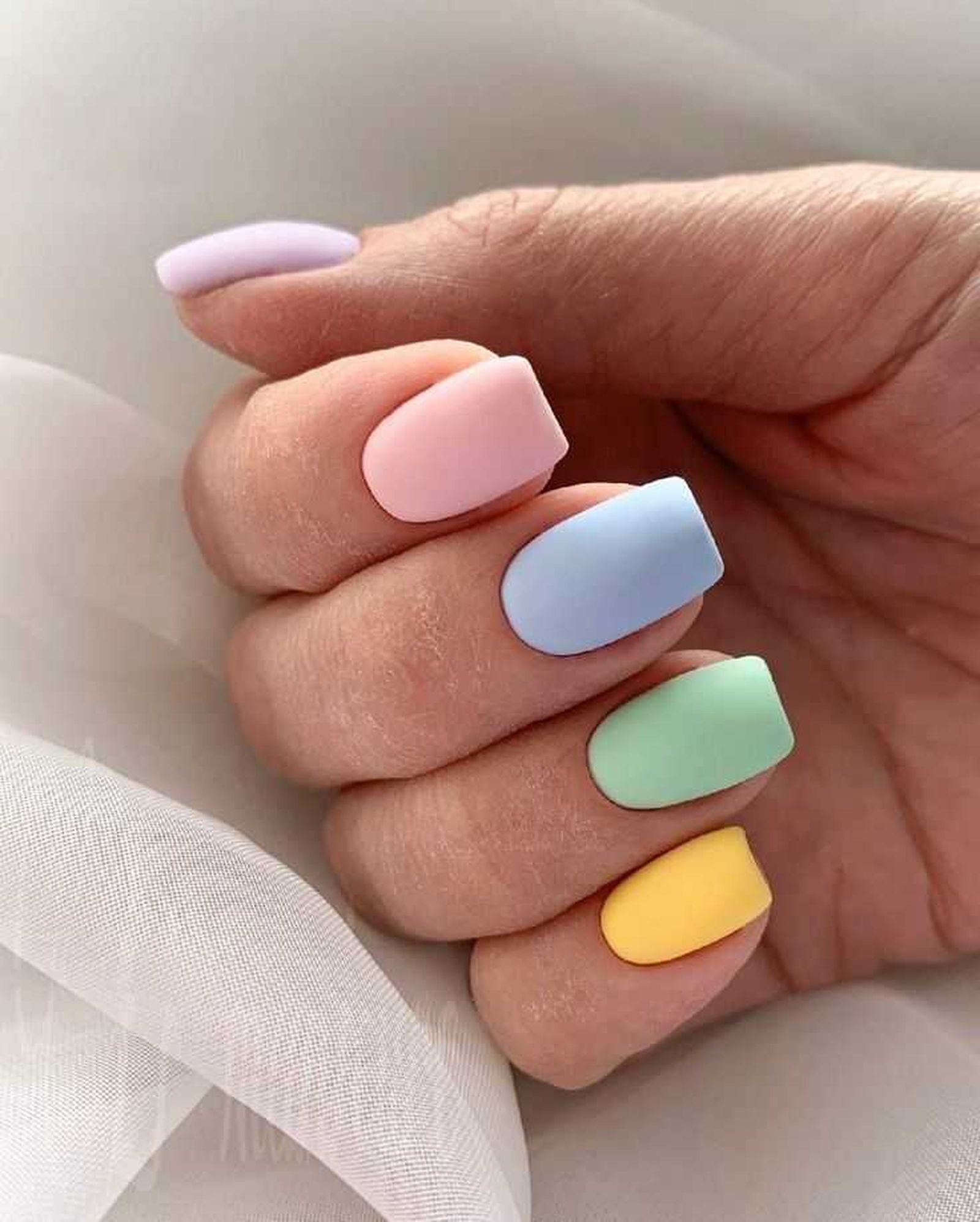 manicura de colores pasteles manicura de colores pasteles