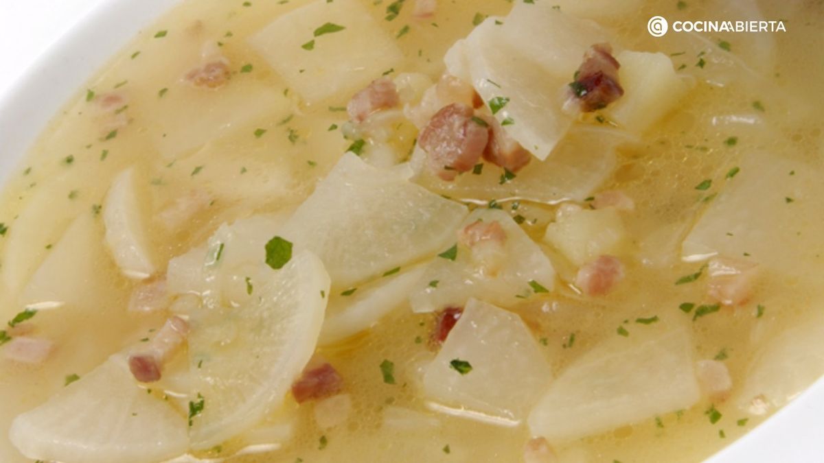 Aprende a elaborar una reconfortante sopa de nabo