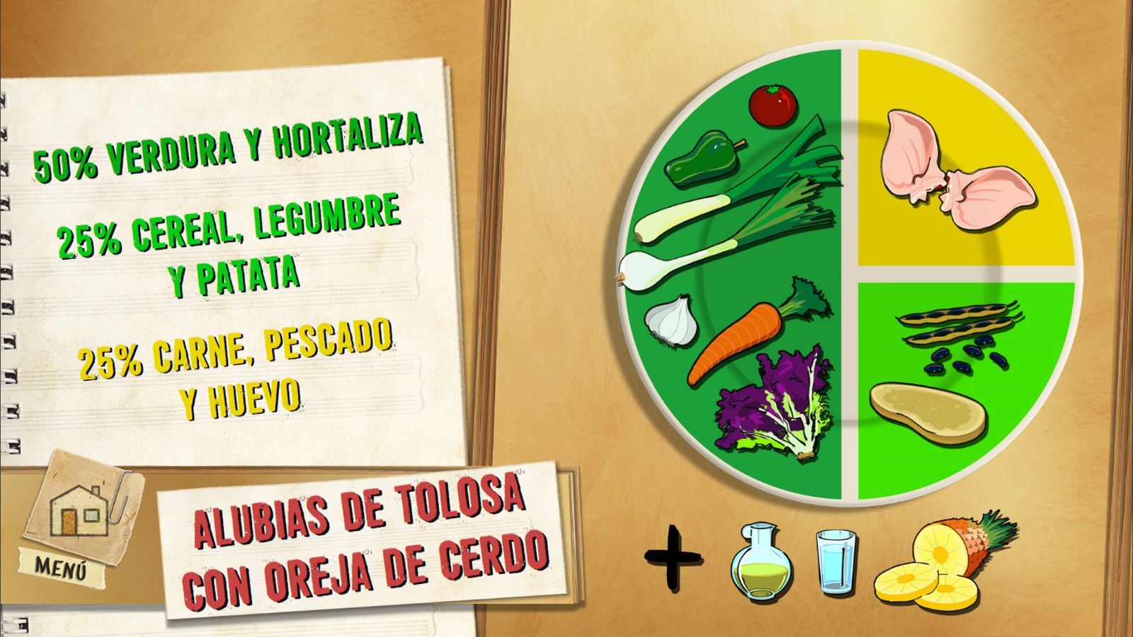 6065 1 Alubias de Tolosa con oreja de cerdo plato 6065 1 Alubias de Tolosa con oreja de cerdo plato