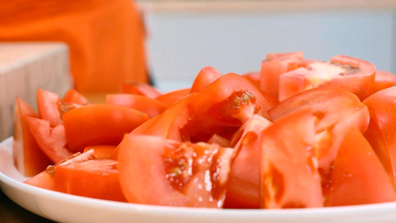 Tomate troceado Tomate troceado