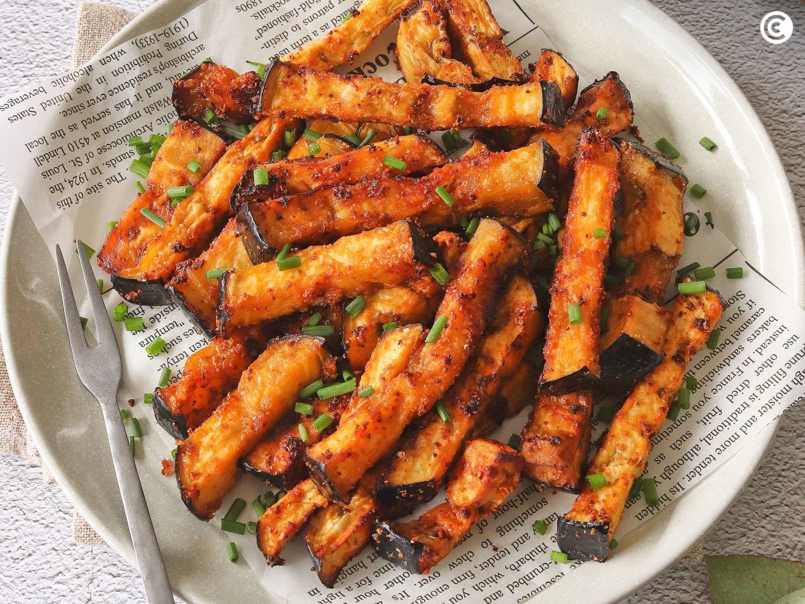 Berenjenas en freidora de aire