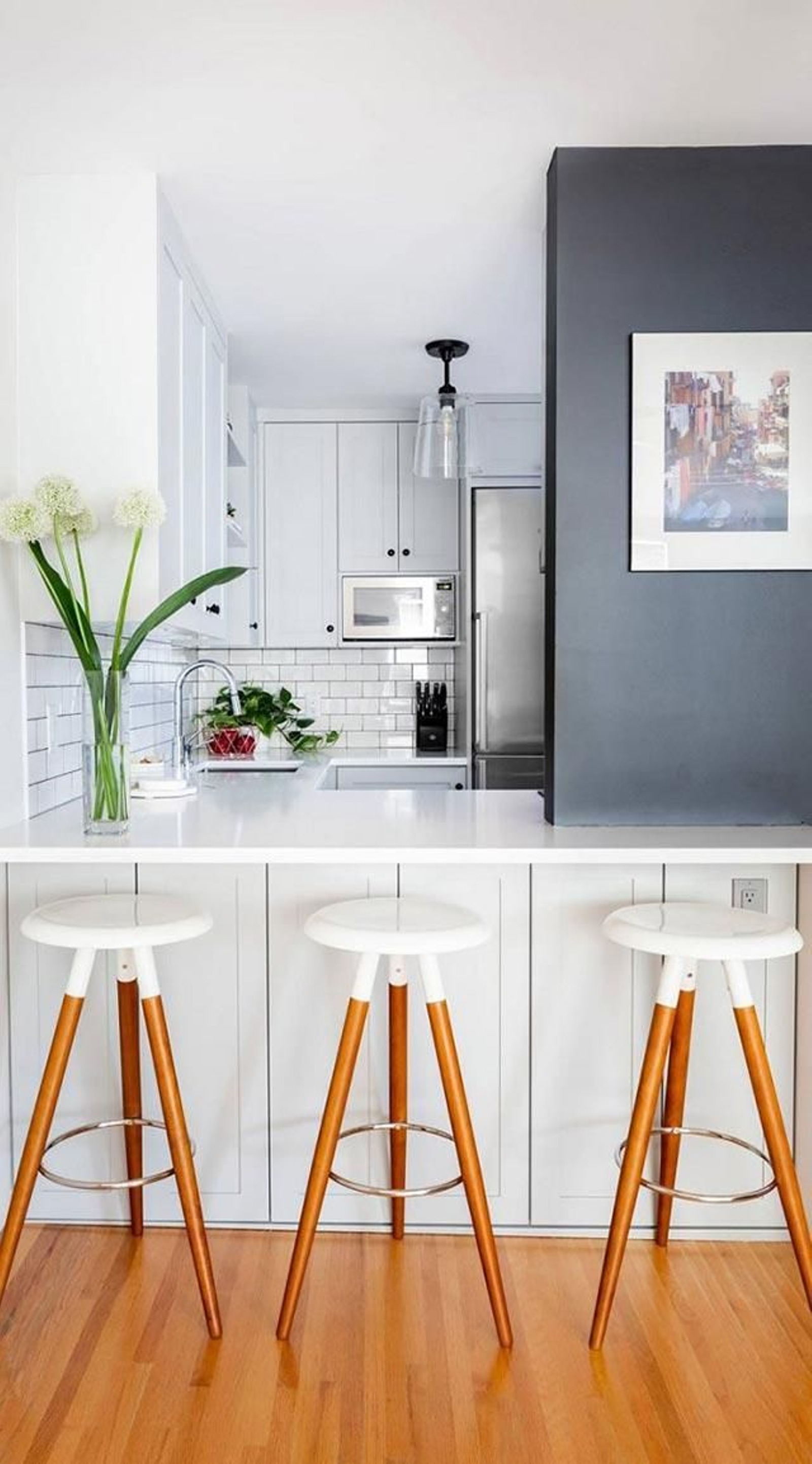 Cómo decorar una cocina pequeña de estilo moderno 2 Cómo decorar una cocina pequeña de estilo moderno 2