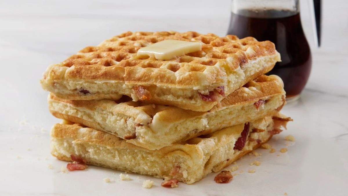 Gofres salados rellenos