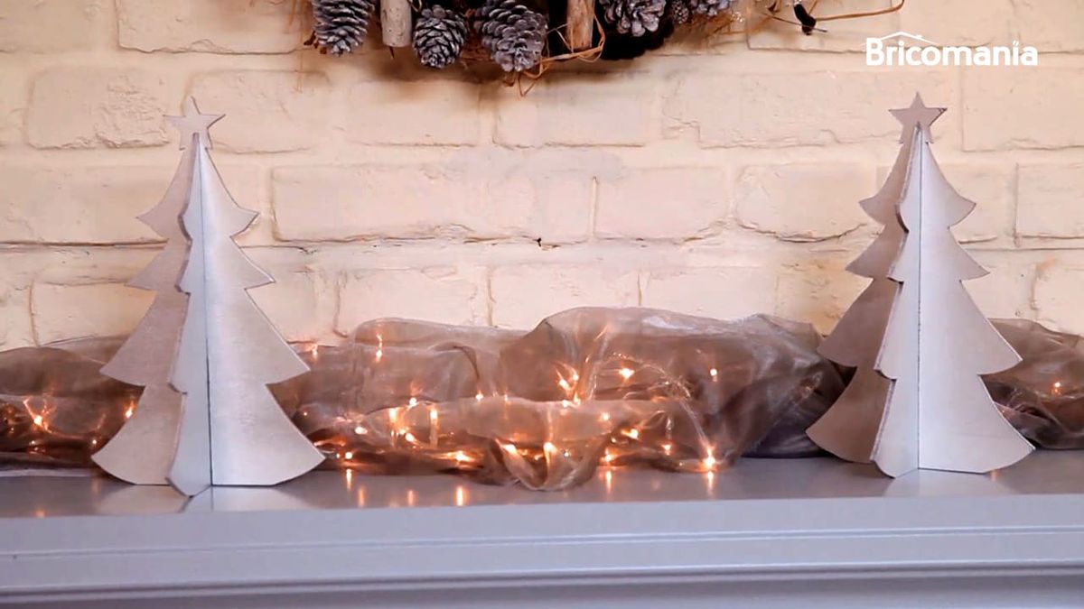 bricomania 890 pino de navidad de madera