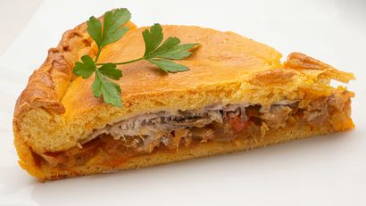 Receta de empanada gallega de parrochas