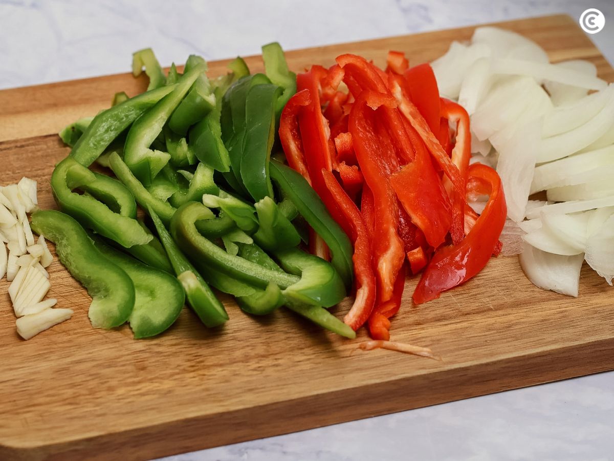 Corta las verduras