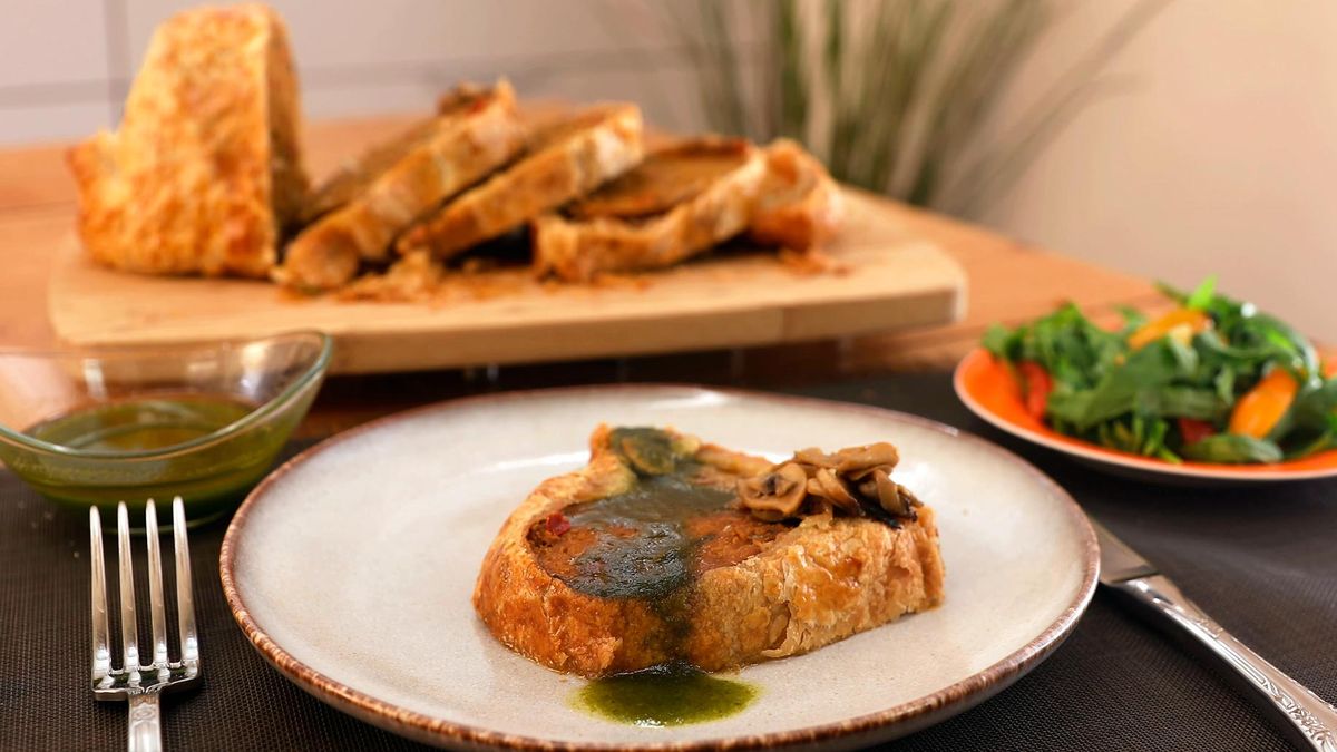 Receta de solomillo Wellington vegano   paso 8
