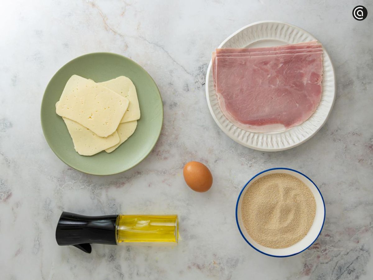 ingredientes para hacer san jacobos en freidora de aire