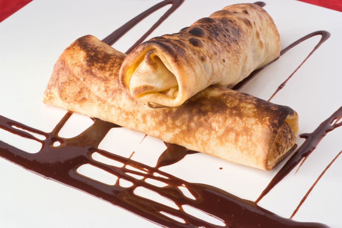 Crepes rellenos de frutas
