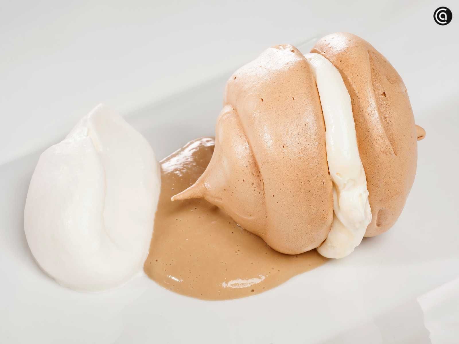 Merengue de café con mantequilla