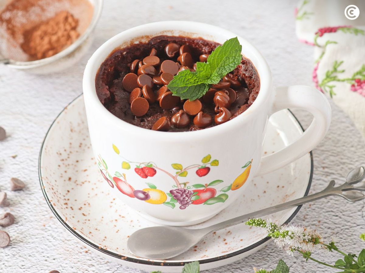 Receta brownie a la taza