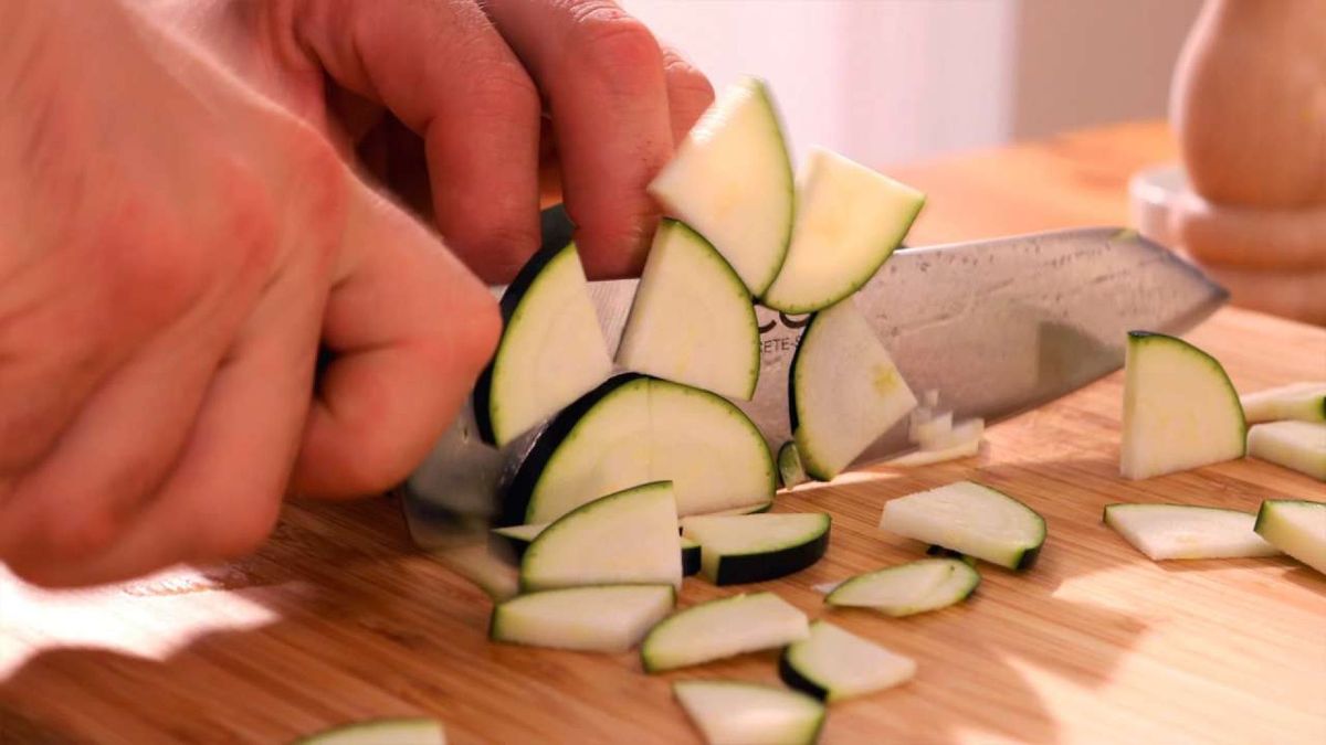Pastel de calabacín al horno   Paso 1