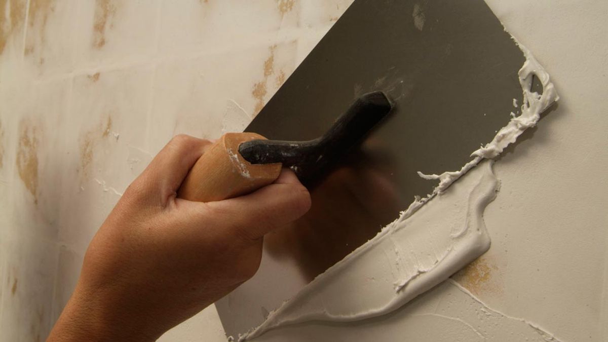 Cubrir pared alicatada sin obra paso 4