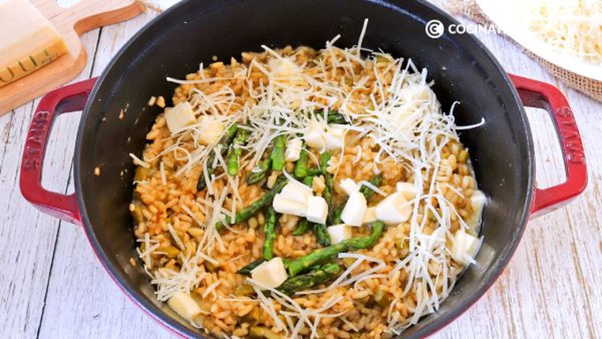 receta risotto de esparragos paso 5