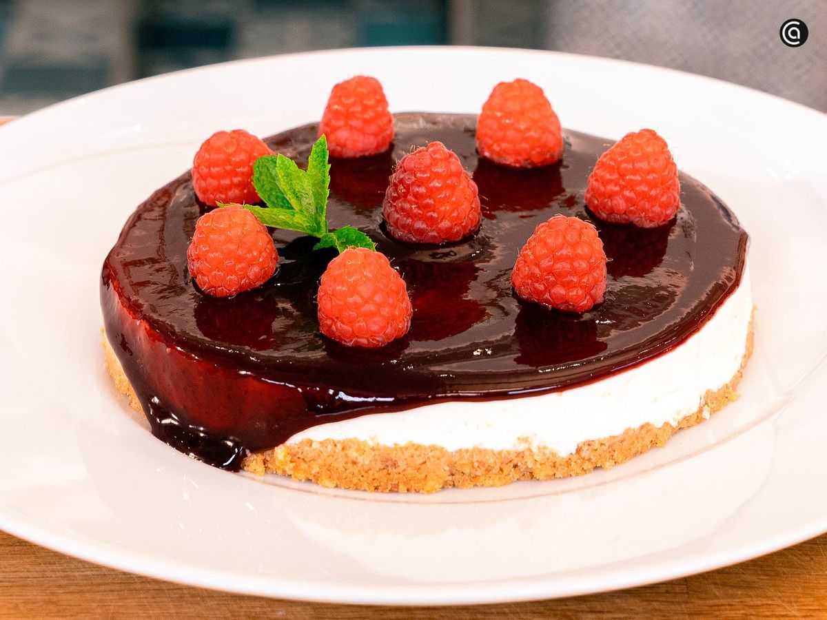 Tarta de queso fría: un clásico que nunca falla.