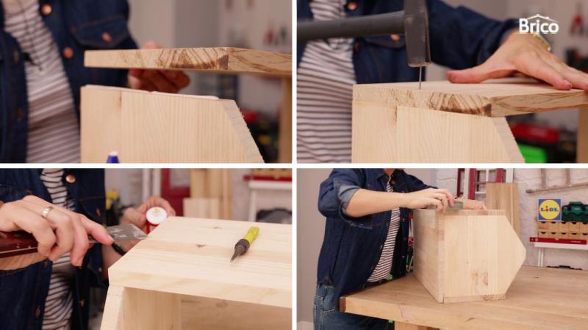 Montar la caja de herramientas y reforzar las uniones