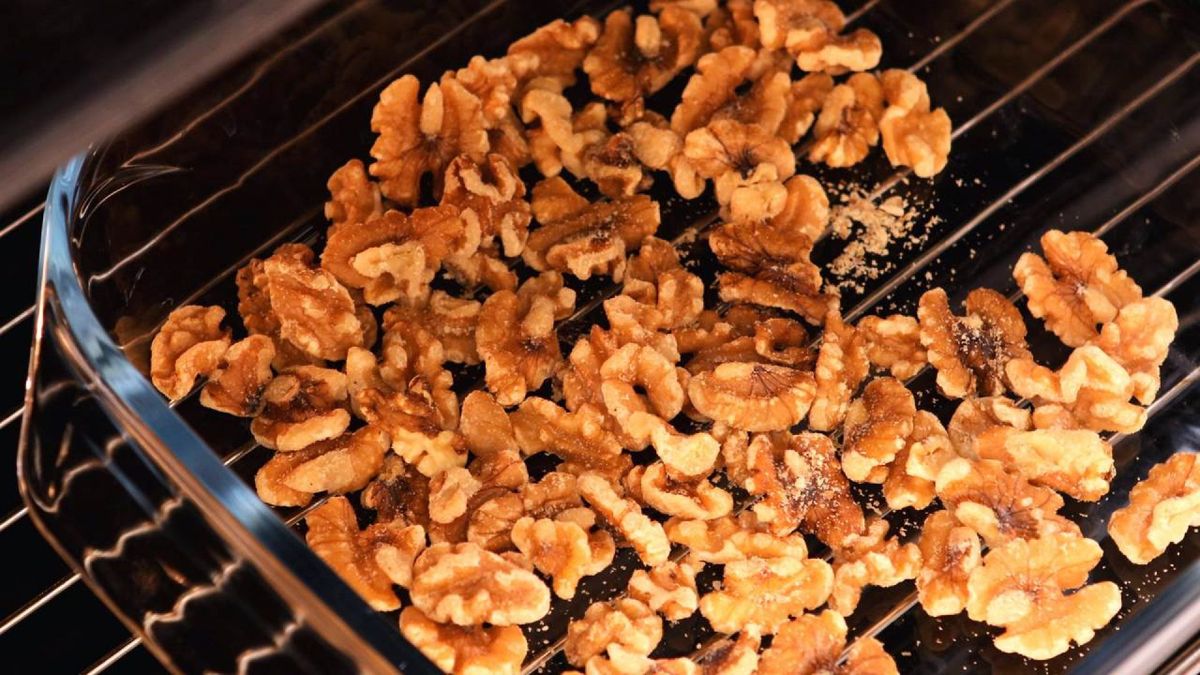 Bizcocho de manzana y nueces   Paso 1