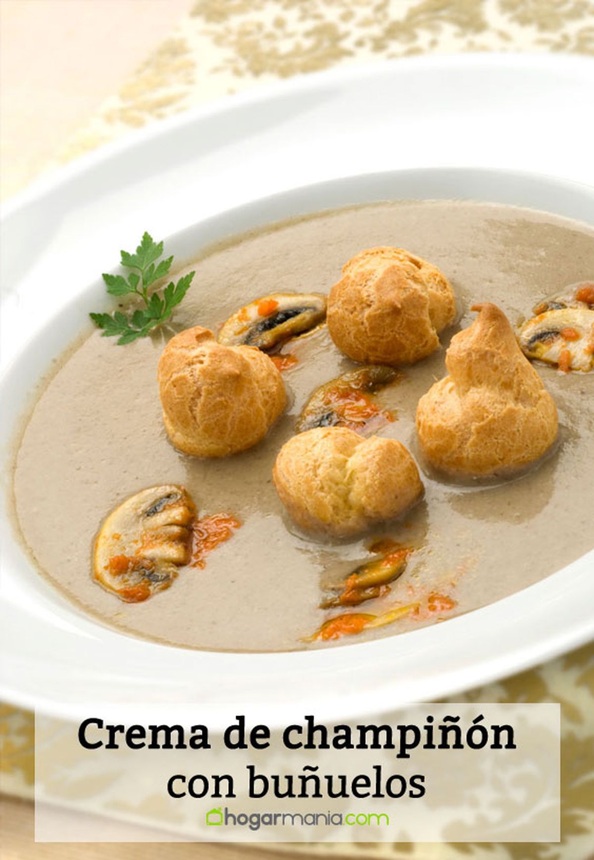 crema champinon bunuelos pin