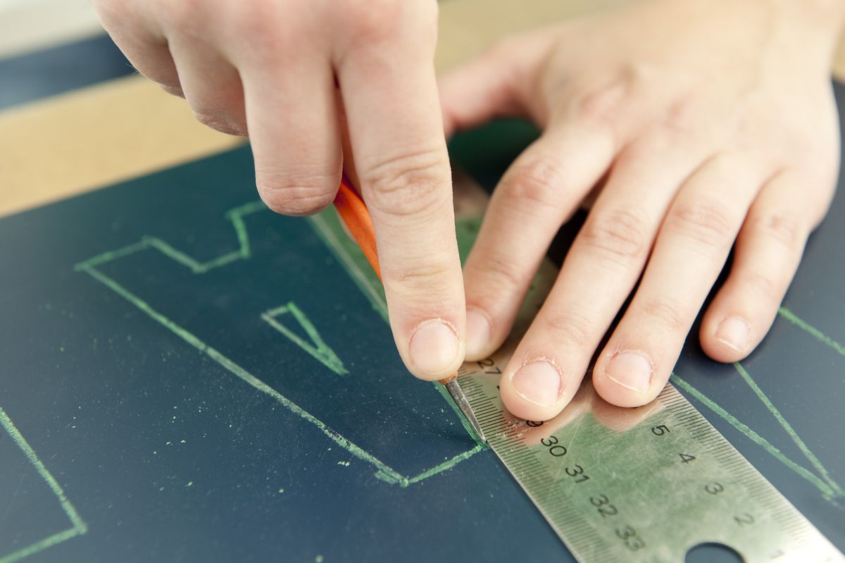 Grabar letras en espejo paso 5