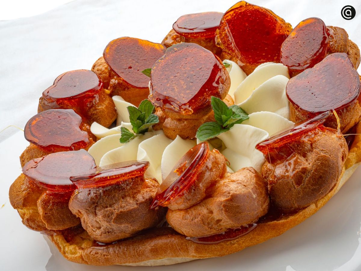 Tarta Saint Honoré de Eva Arguiñano