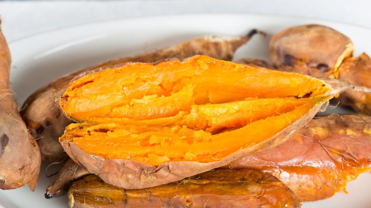 receta como asar boniato microondas