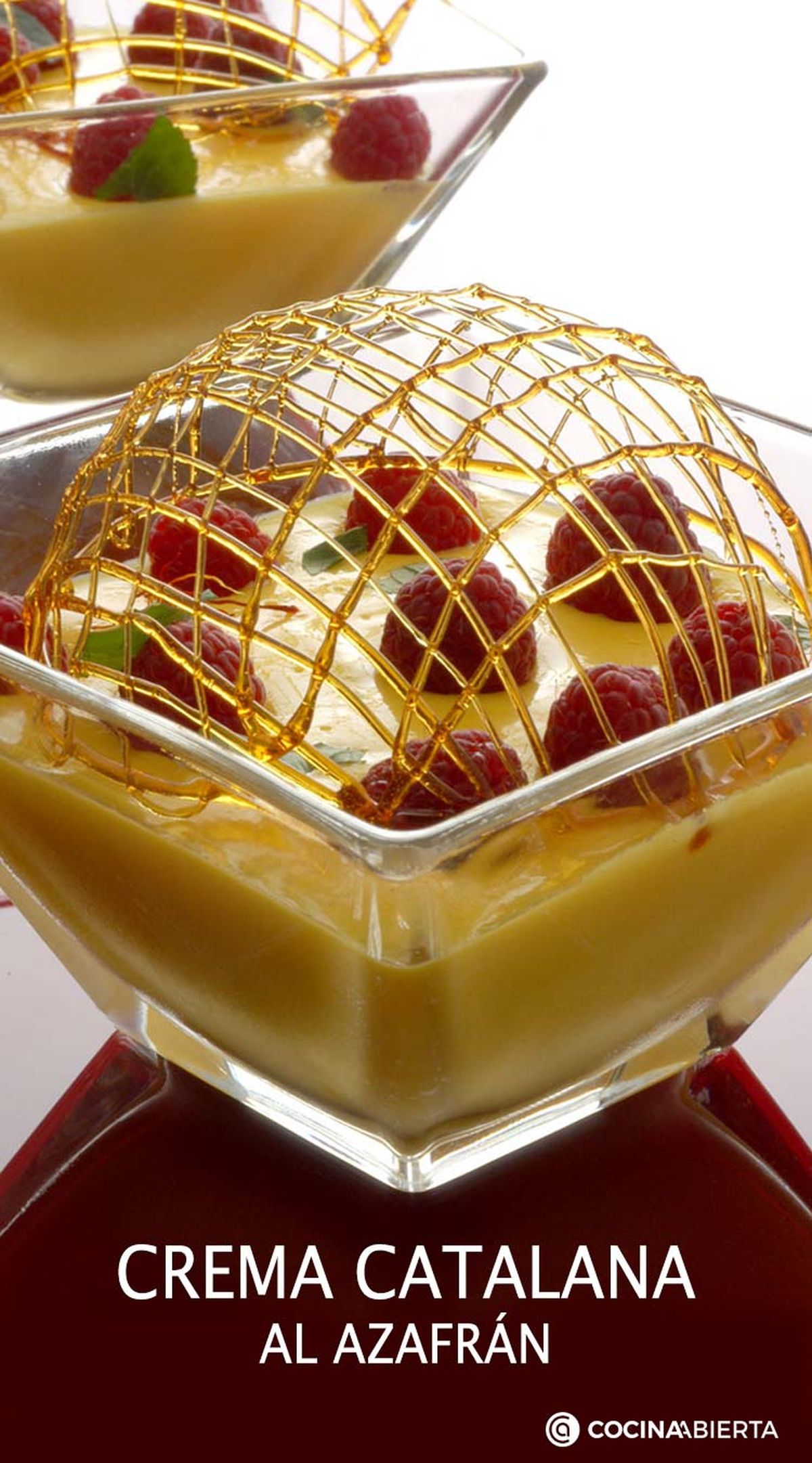 crema catalana al azafran pin