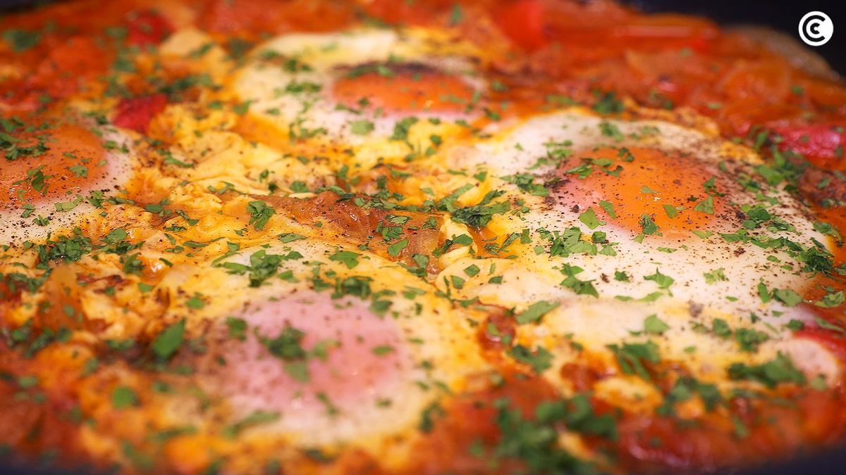 Huevos al plato en microondas