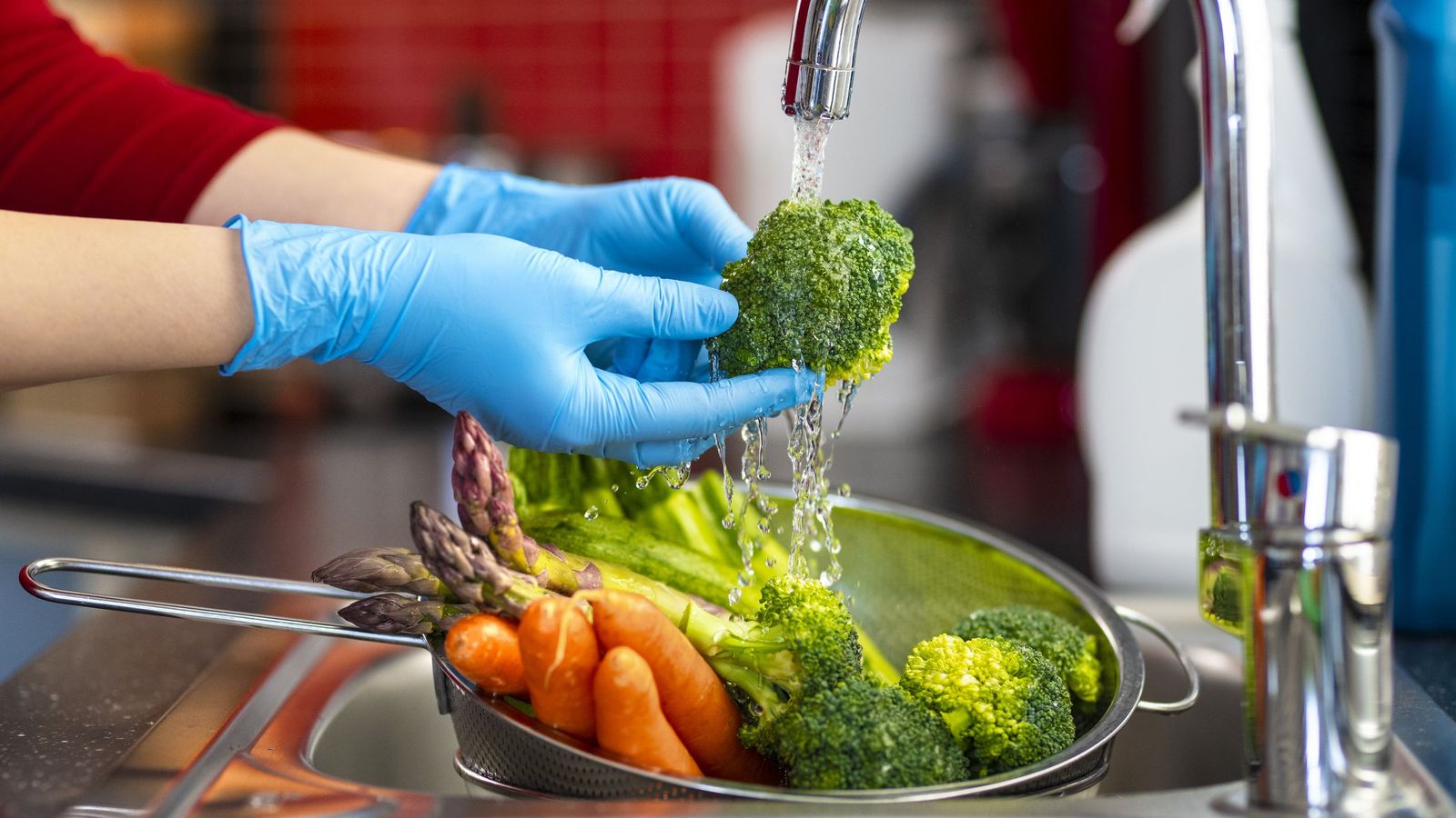 Lava bien las frutas y verduras antes de consumirlas Lava bien las frutas y verduras antes de consumirlas