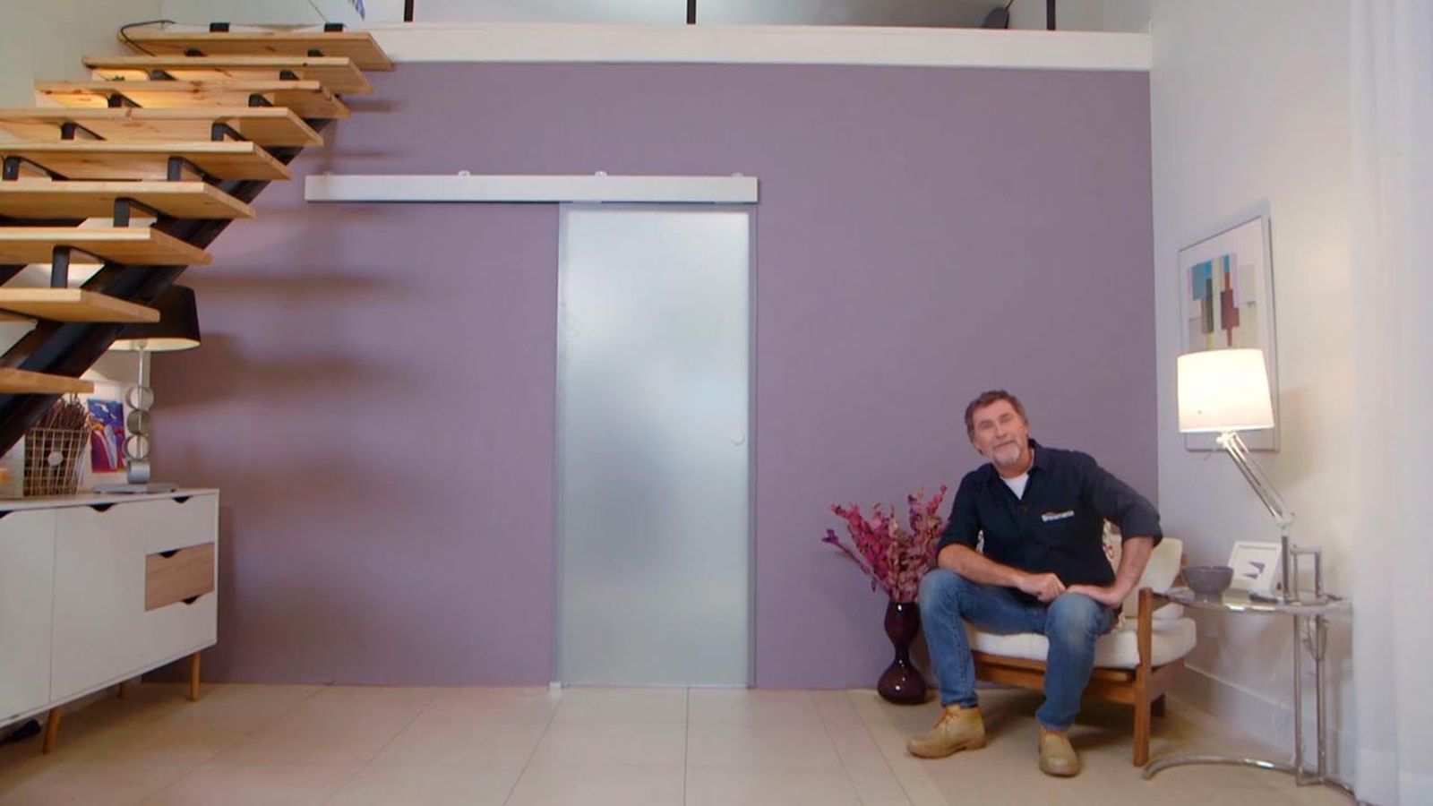 Cómo instalar puerta corredera en tabique de madera paso 10 Cómo instalar puerta corredera en tabique de madera paso 10