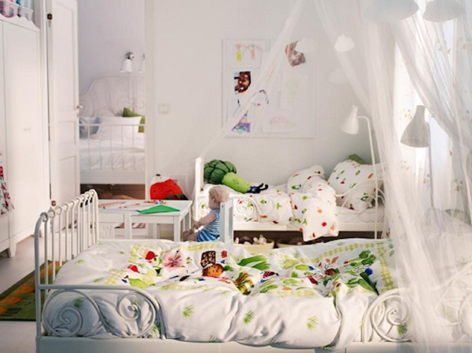 Dormitorios infantiles compartidos soluciones para disponer las camas en las habitaciones pequeñas 4 Dormitorios infantiles compartidos soluciones para disponer las camas en las habitaciones pequeñas 4