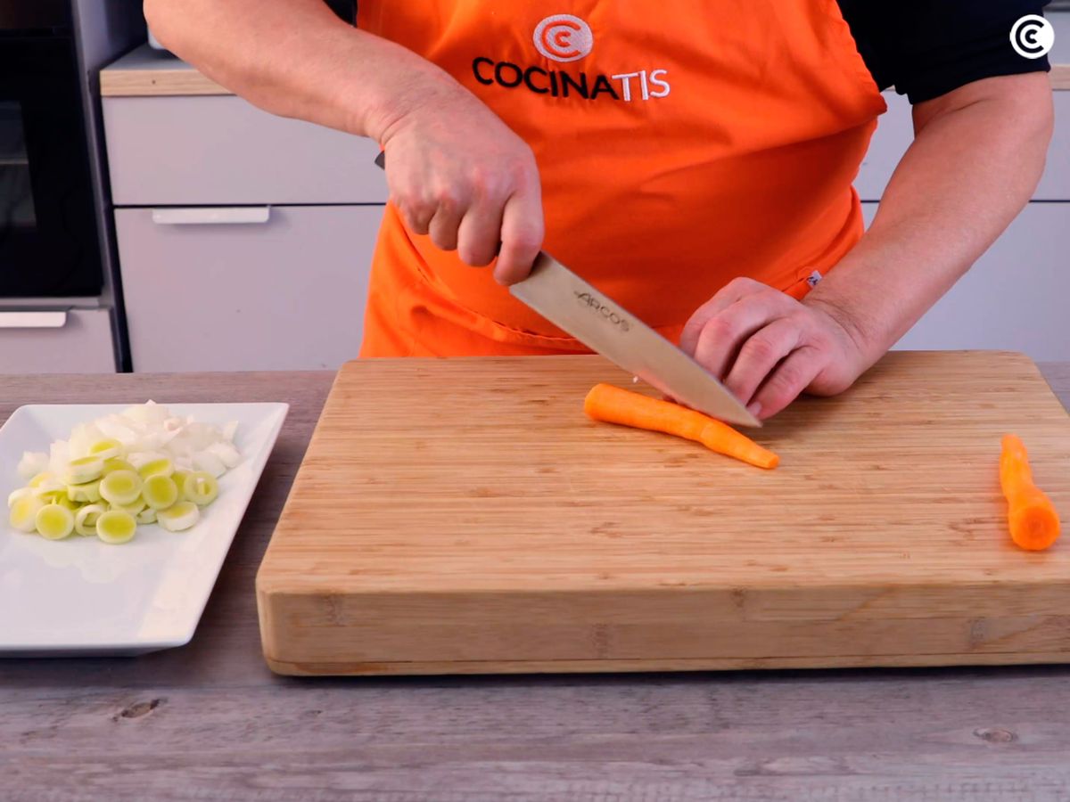 Trocea las verduras